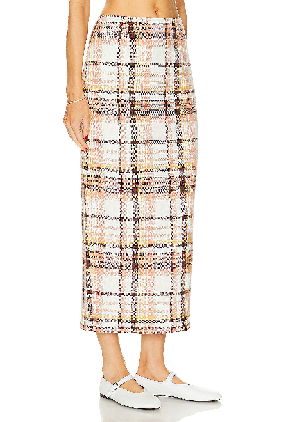 Matchmaker Check Pencil Skirt