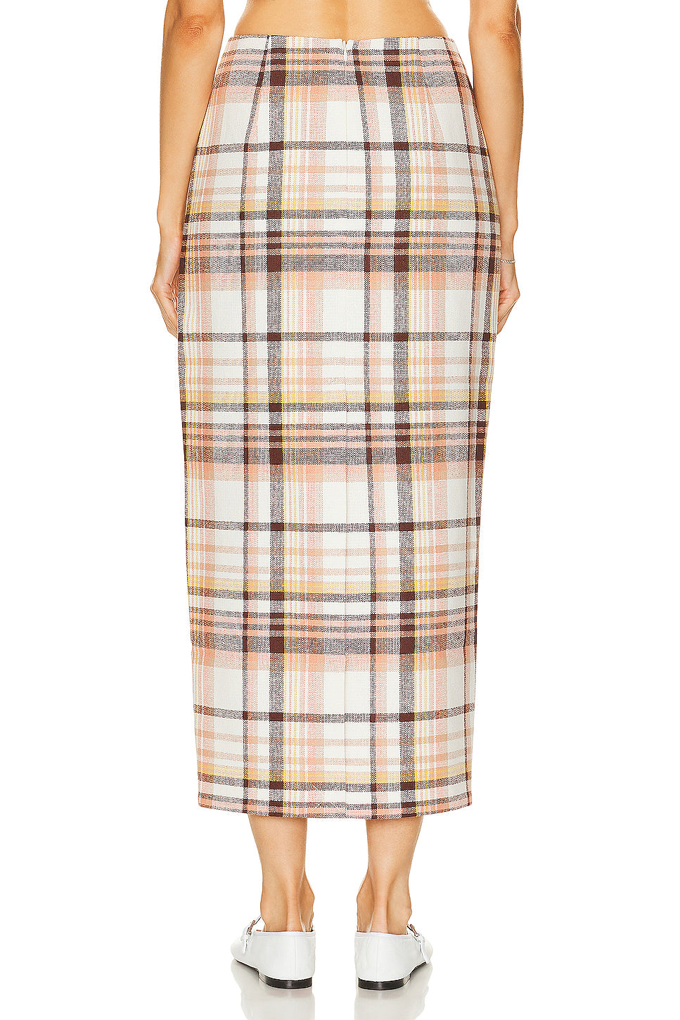 Matchmaker Check Pencil Skirt