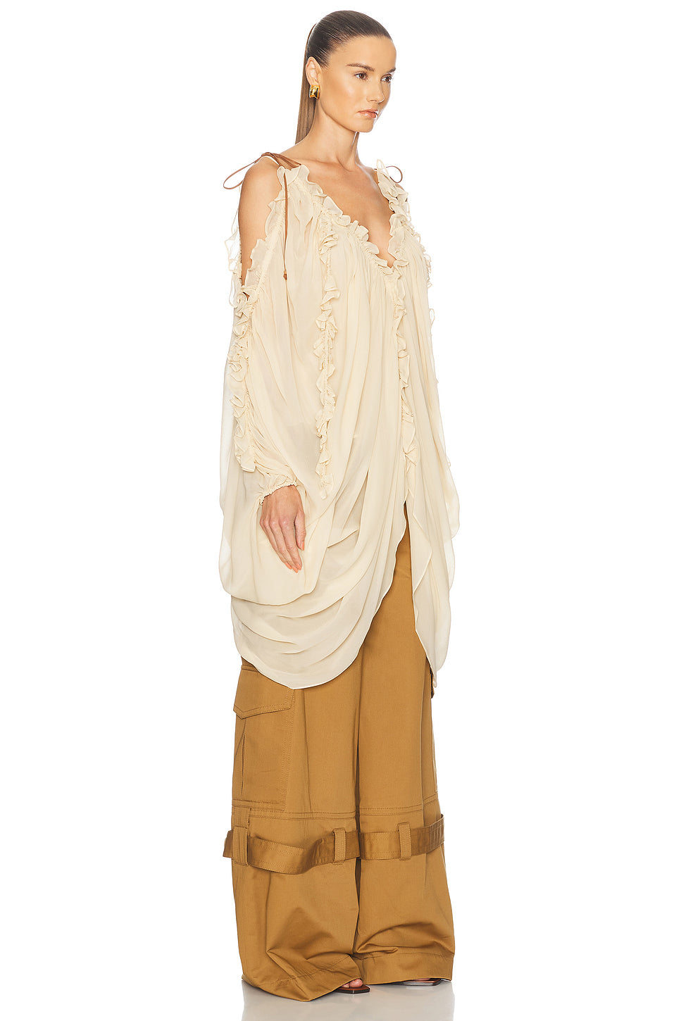 Illuminate Draped Blouse
