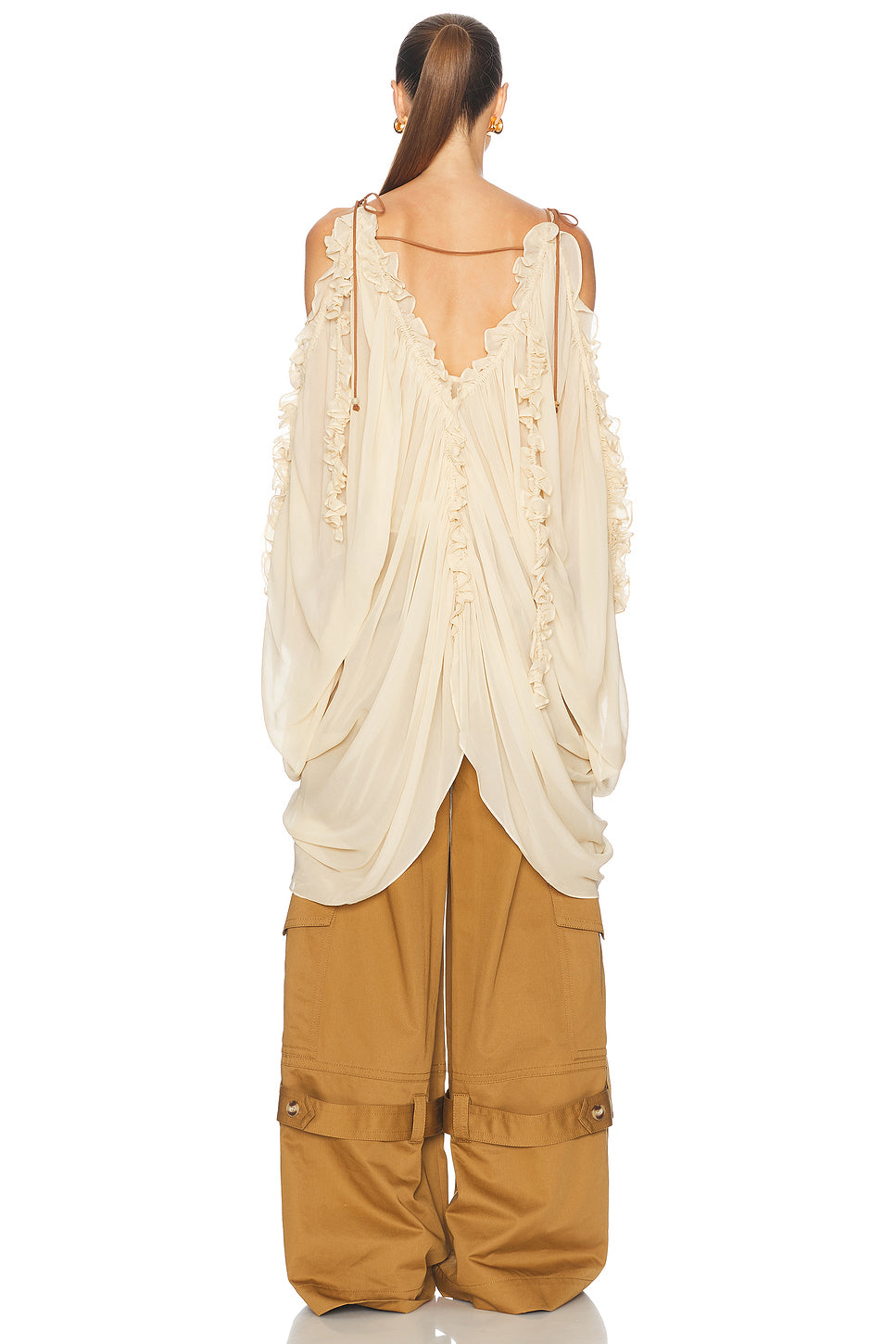 Illuminate Draped Blouse