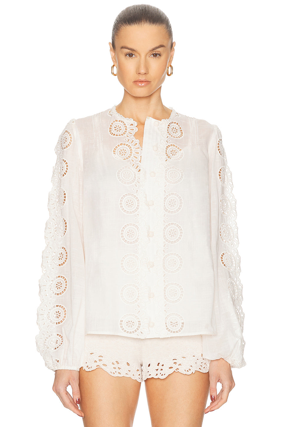 Lucky Embroidered Blouse