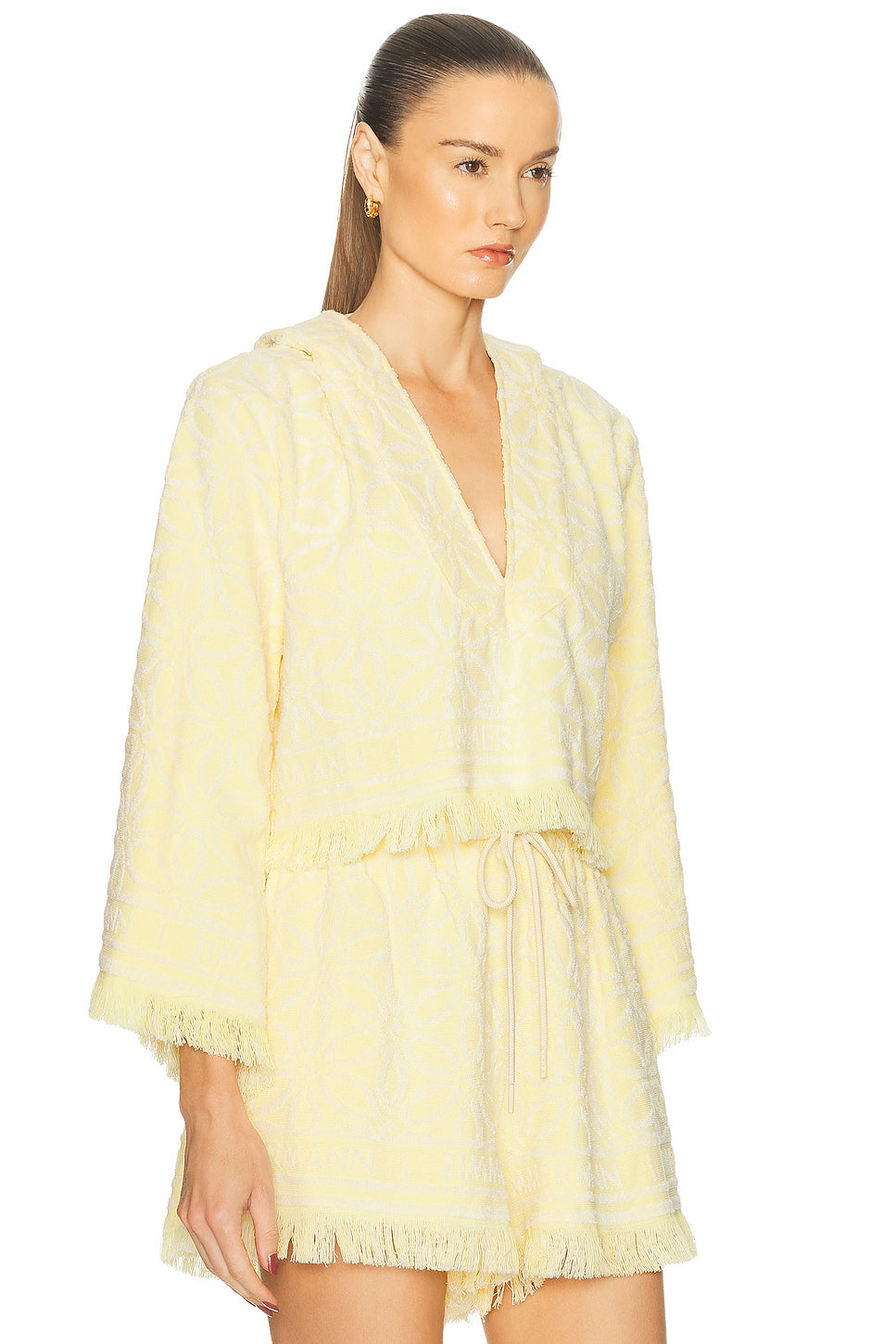 Coco Towelling Hooded Top