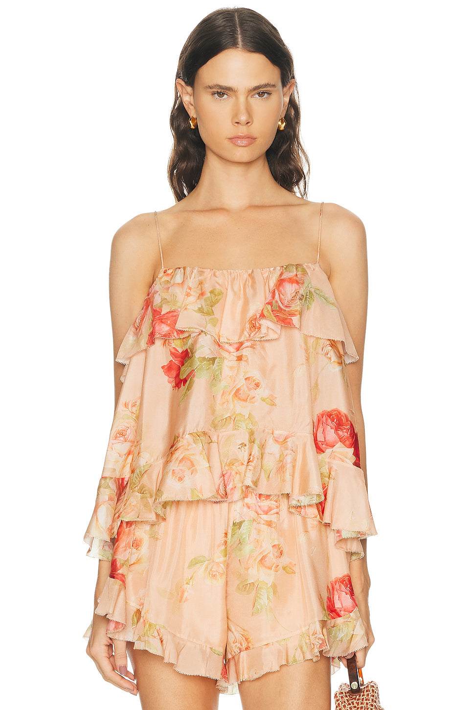 Roselight Frill Cami Top