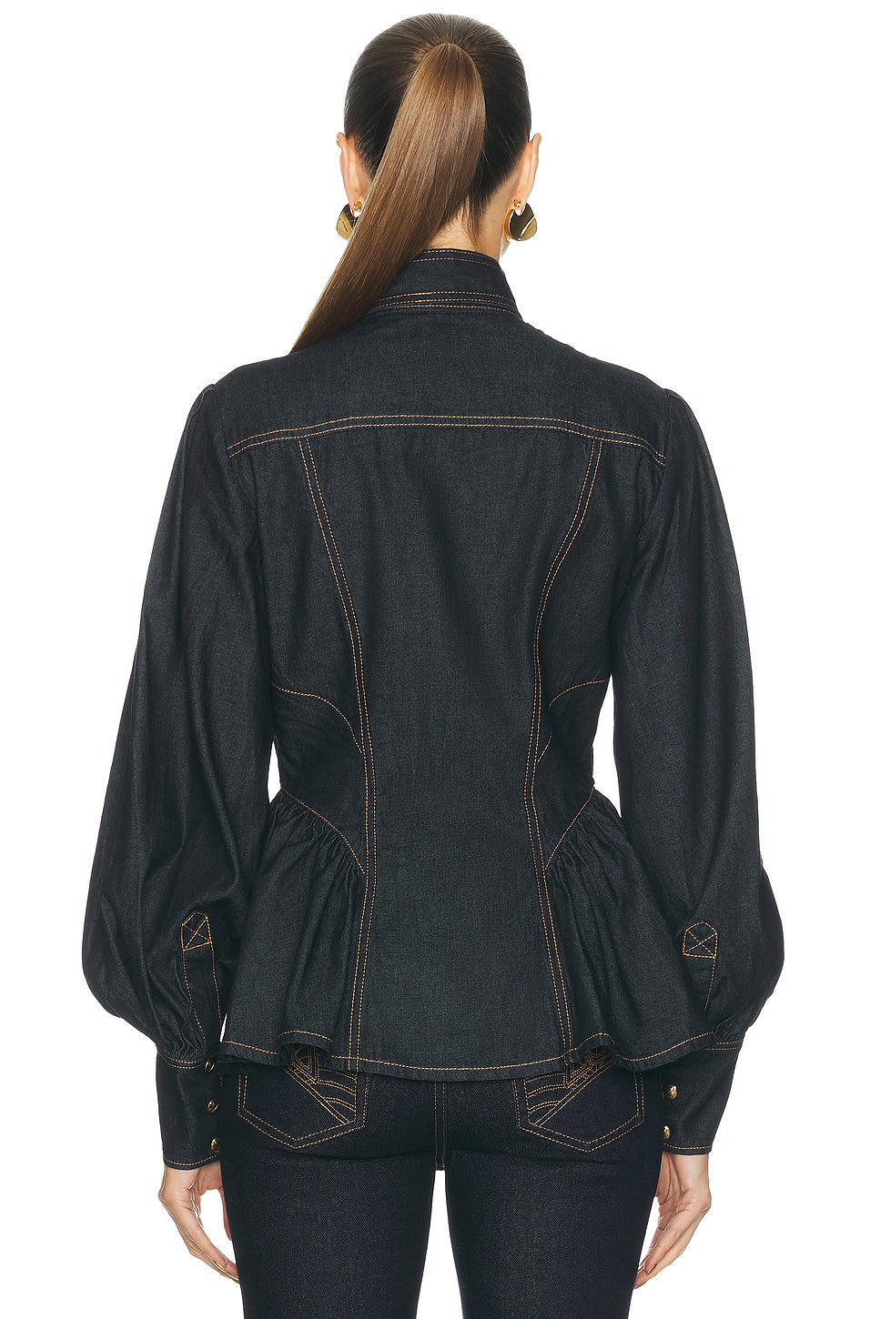 Denim Fitted Shirt