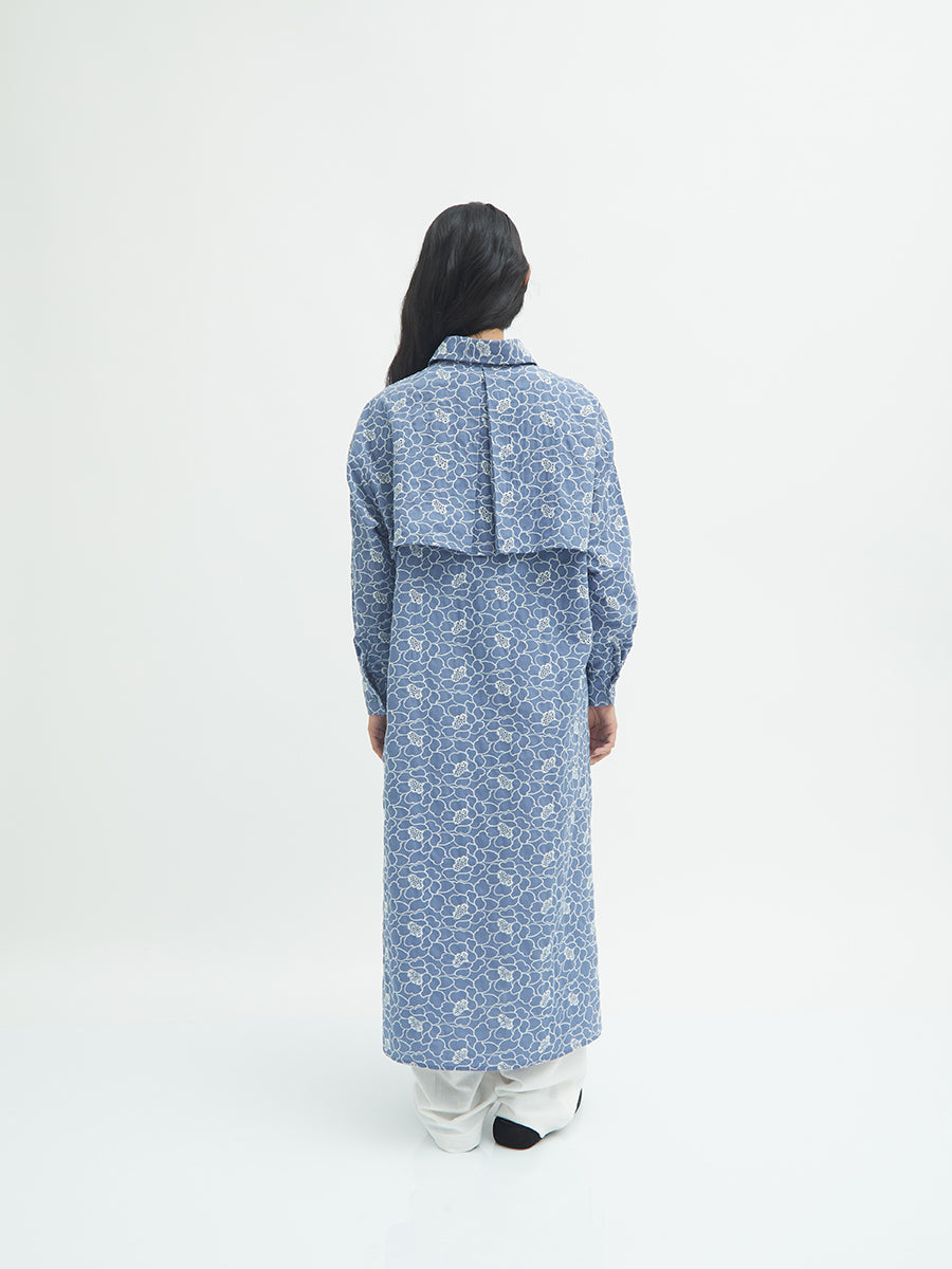 Zakia Embroidery Shirt Dress