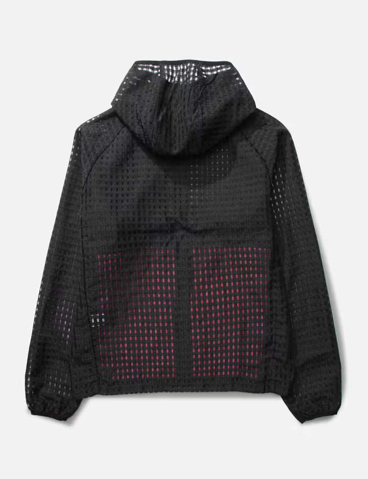 System Plaid Hooded Jacket