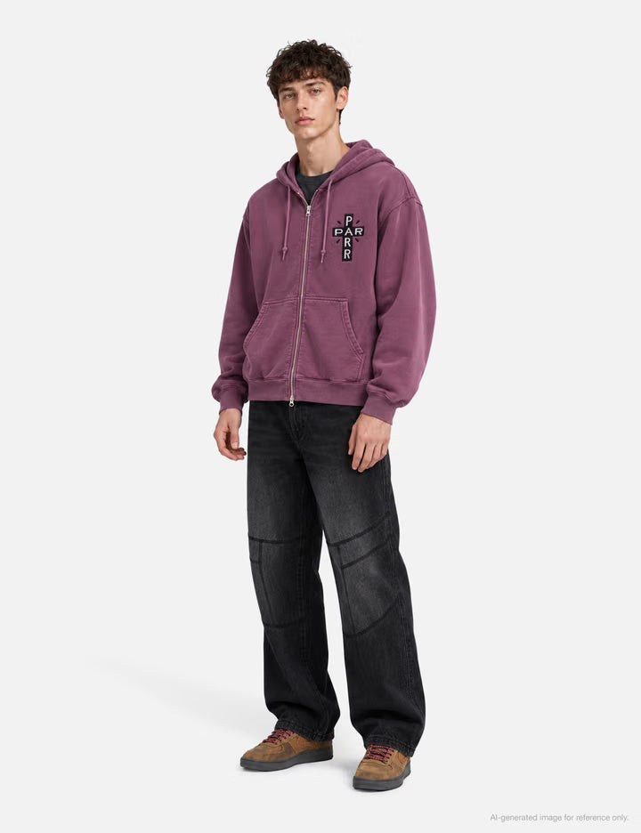 A Cross To Bear Zip Hooded Sweatshirt