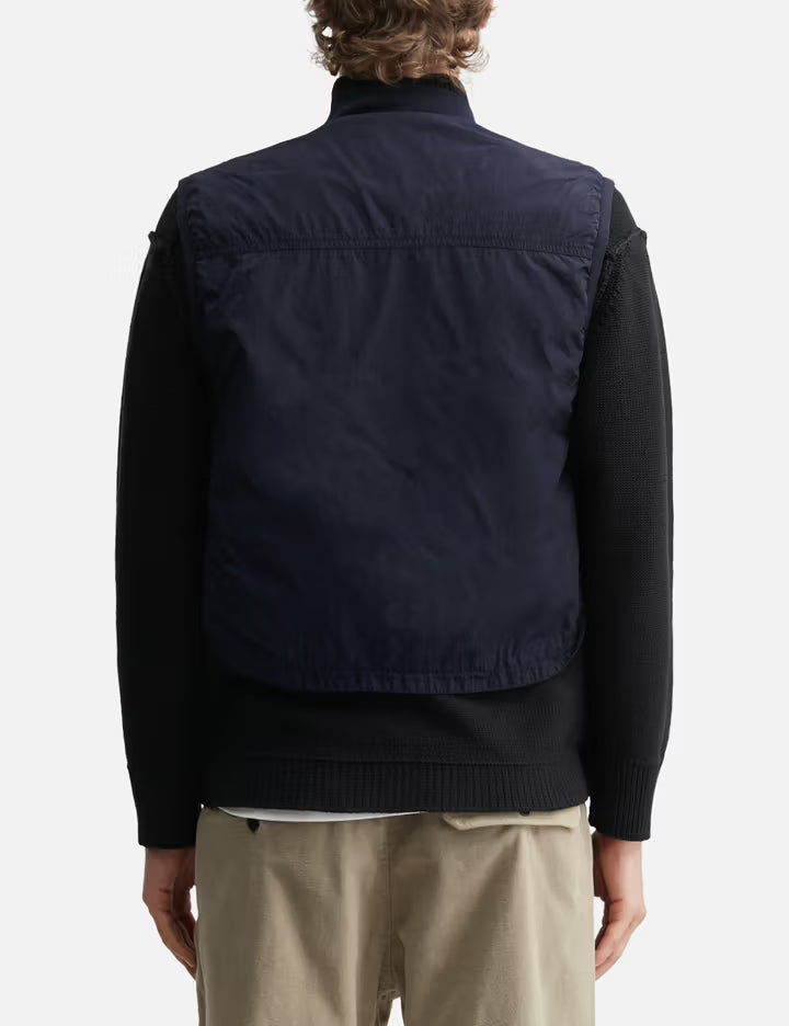Cotton Mixed Zipped Cardigan