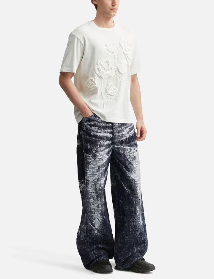 Tape Embroidery T-Shirt