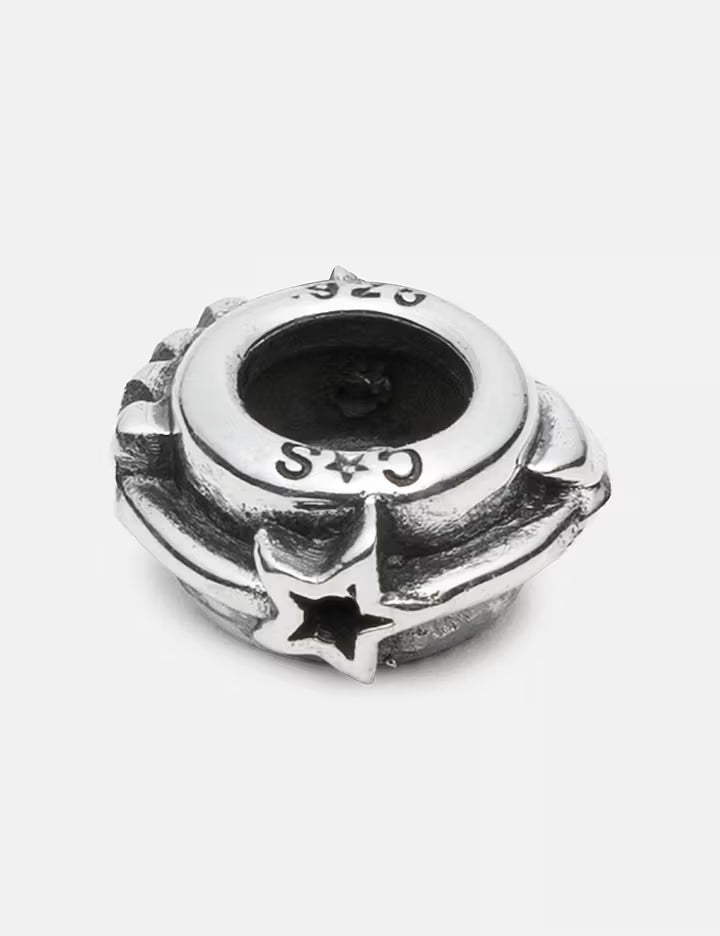 Arrow Star Hollow Rondelle Bead