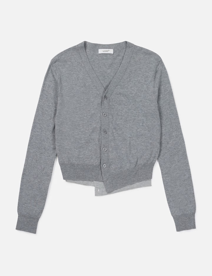 Asymmetric Layered Cardigan