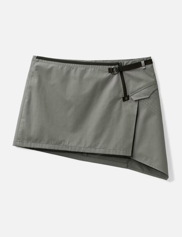Asymmetric Mini Skirt