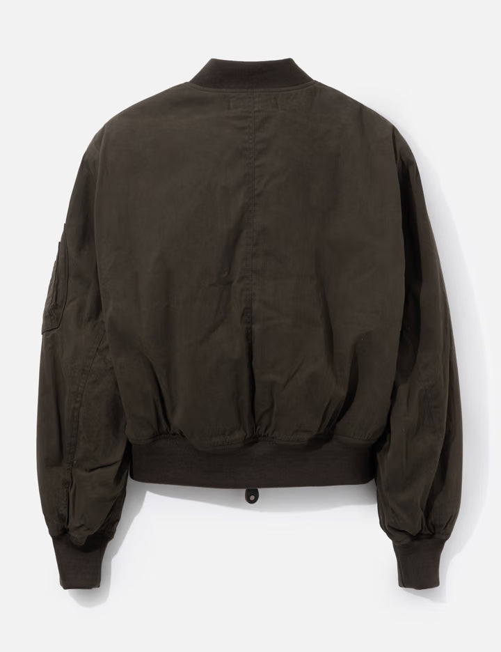 B-15 Leather Tab Sherpa Bomber