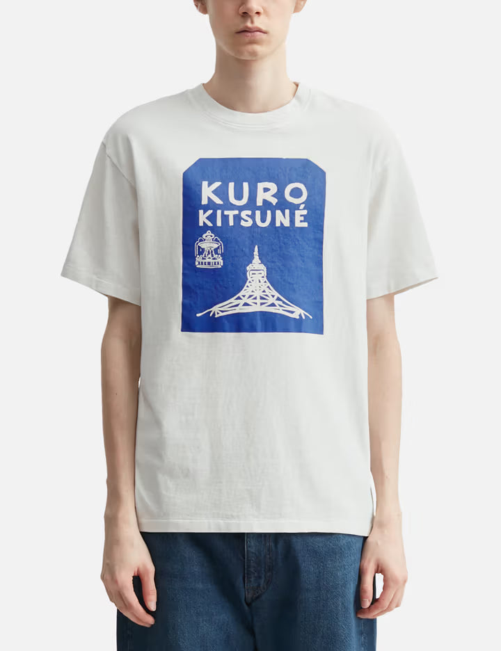 Maison Kitsuné X Kuro Tokyo-Paris Crossroads Vintage Wash Tee