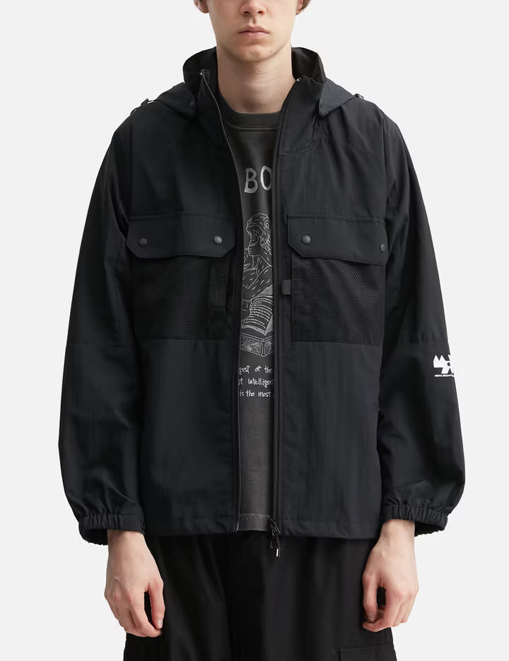 Map Detachable Hooded Jacket