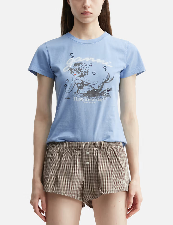 Baby Fit T-Shirt With Mermaid