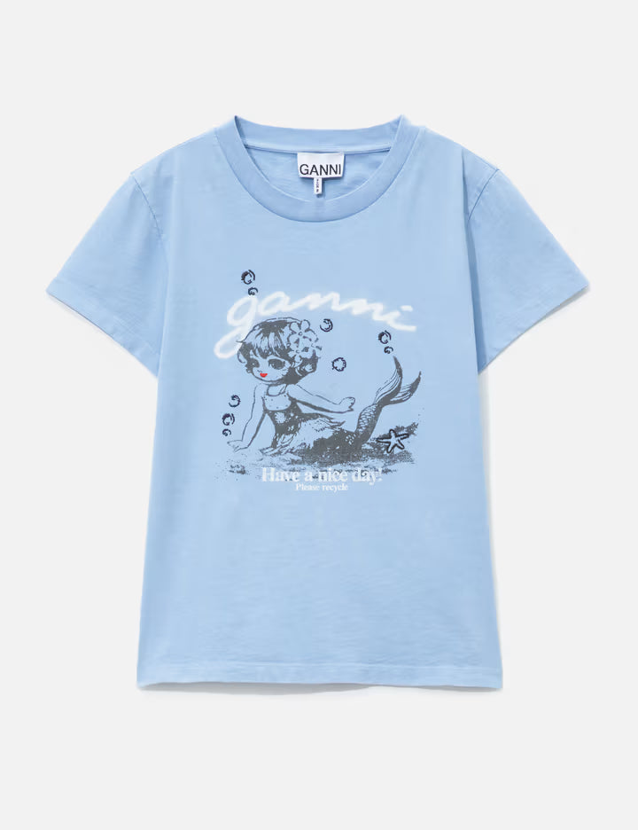 Baby Fit T-Shirt With Mermaid