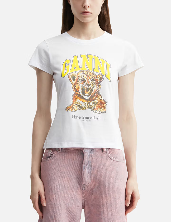Baby Fit T-Shirt With Tiger