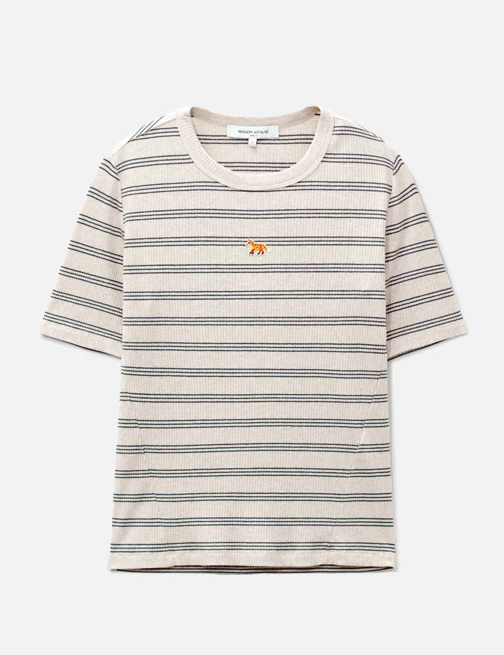 Baby Fox Striped Fitted T-Shirt