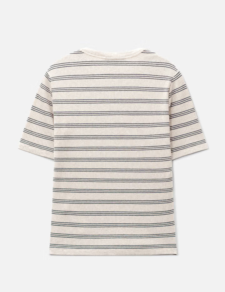 Baby Fox Striped Fitted T-Shirt