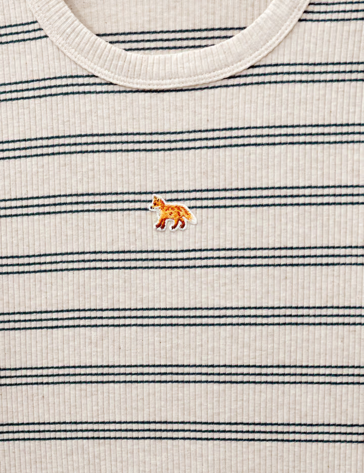 Baby Fox Striped Fitted T-Shirt