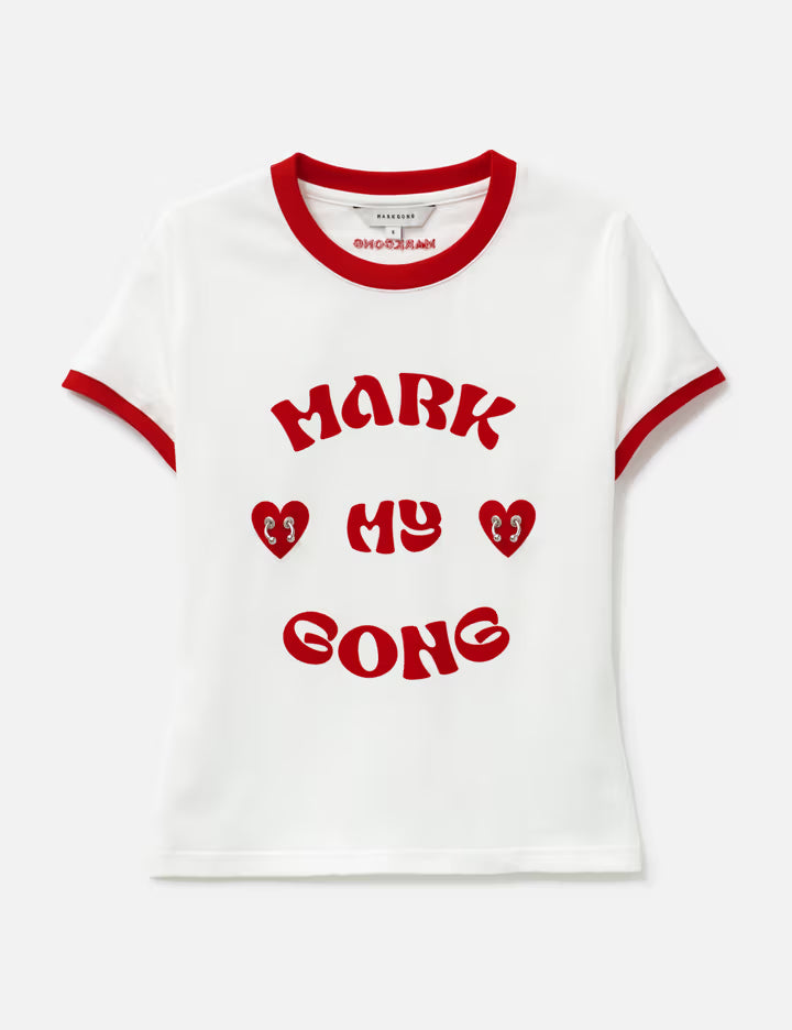 Mark My Gong Printed T-Shirt