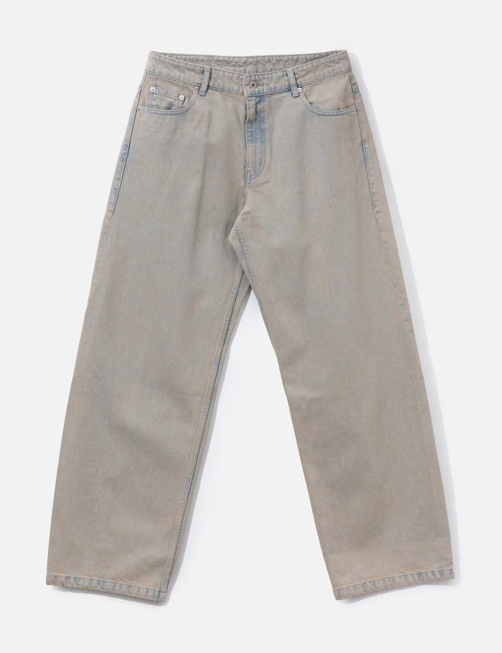 Back Side Beige Tinted Jeans