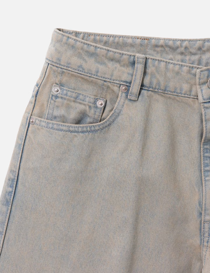 Back Side Beige Tinted Jeans