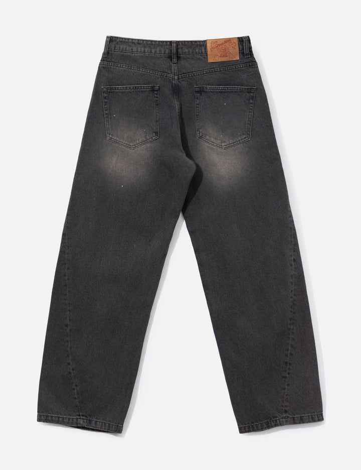 Back Side Washed Brown Jeans