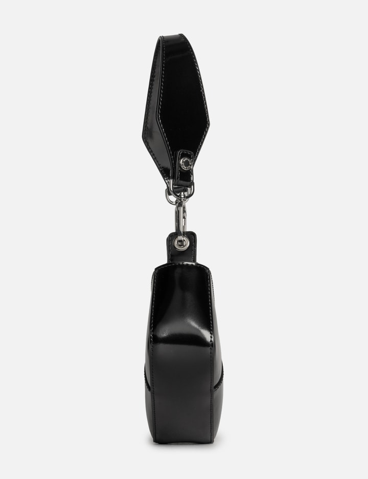 Venere Cube Mini Black Semi Patent Leather