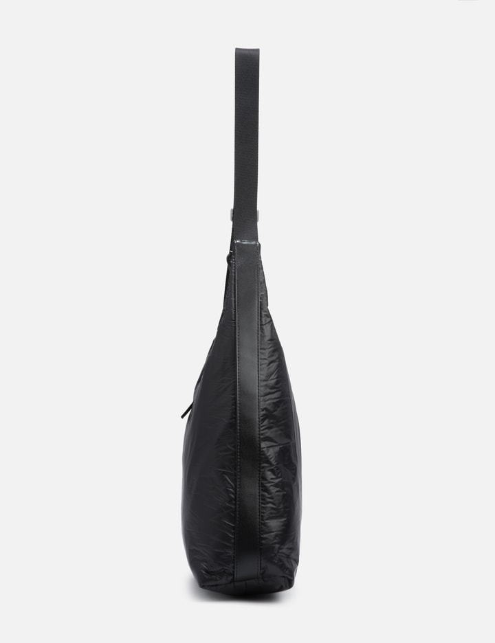 Crunched Nylon Shoulder Bag