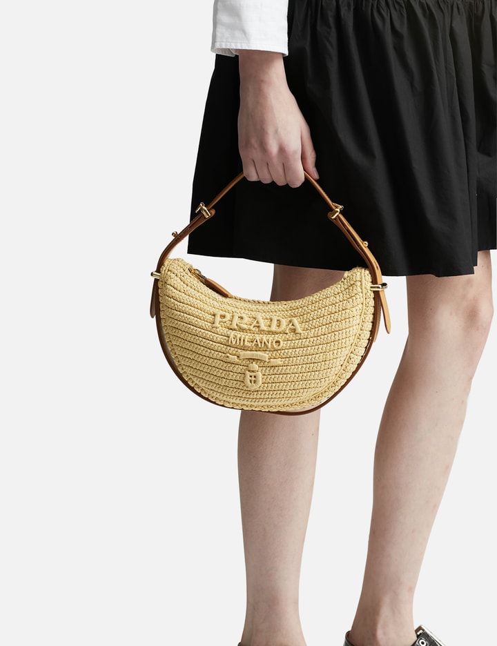 Prada Arqué Crochet Shoulder Bag