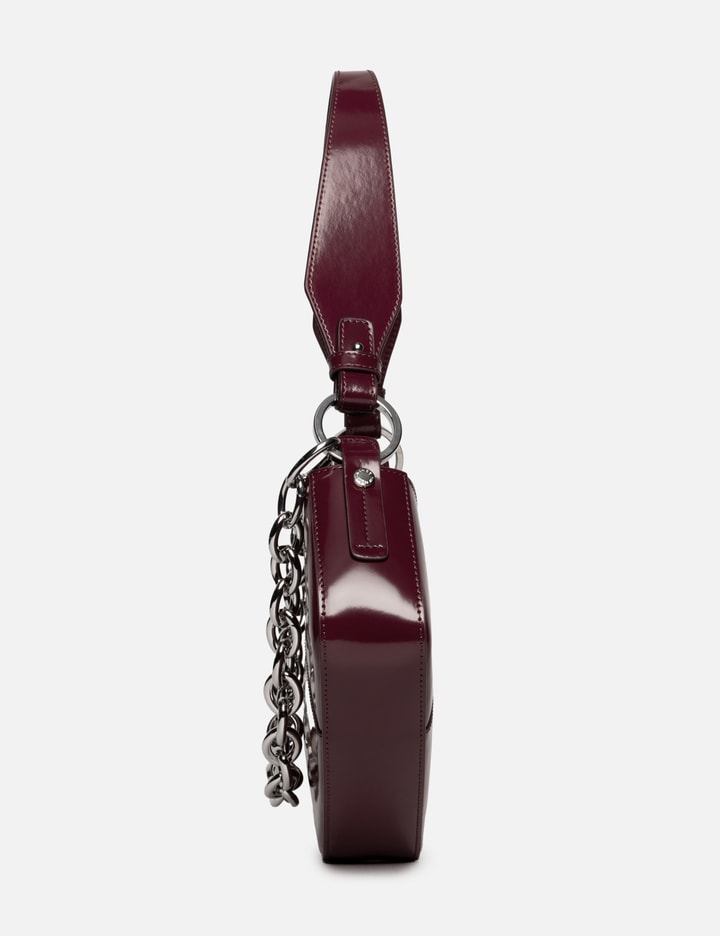 Venere Cube Burgundy Semi Patent Leather