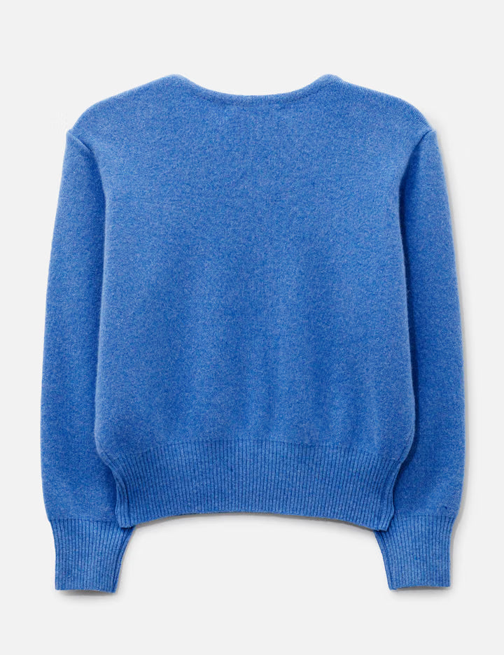 Basic Round Knit In Blue