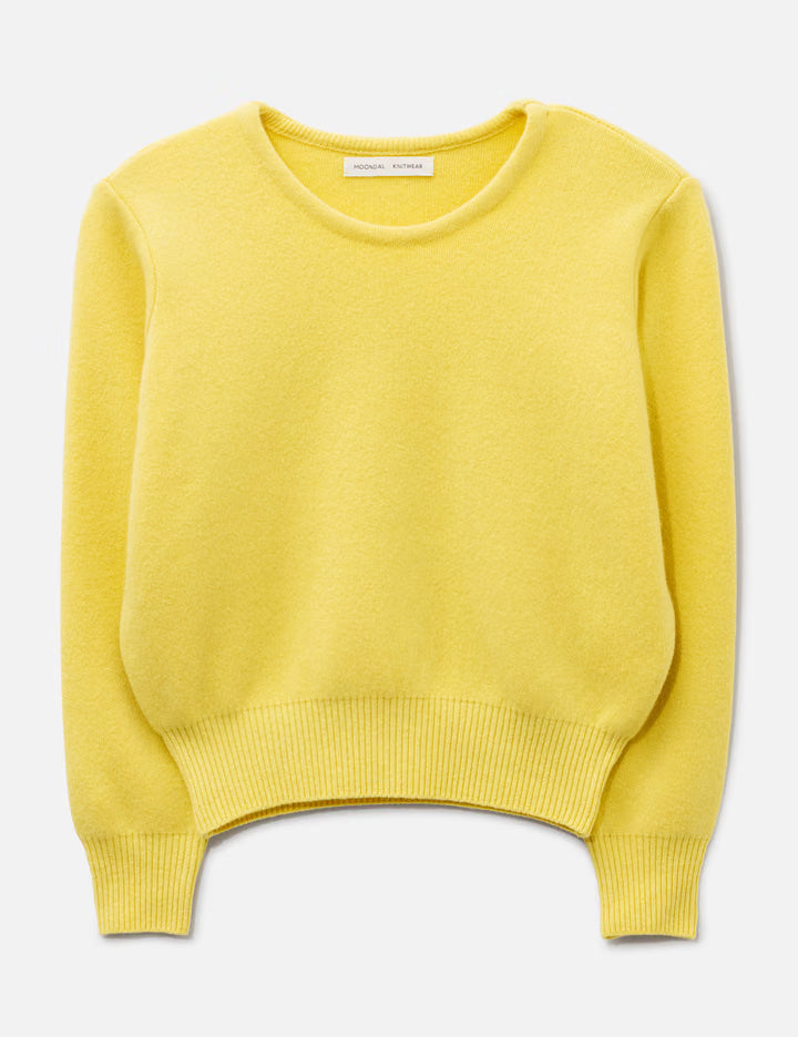 Basic Round Knit In Lemon