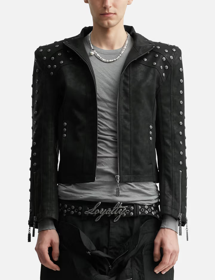 "Jotaro" PU Leather Jacket