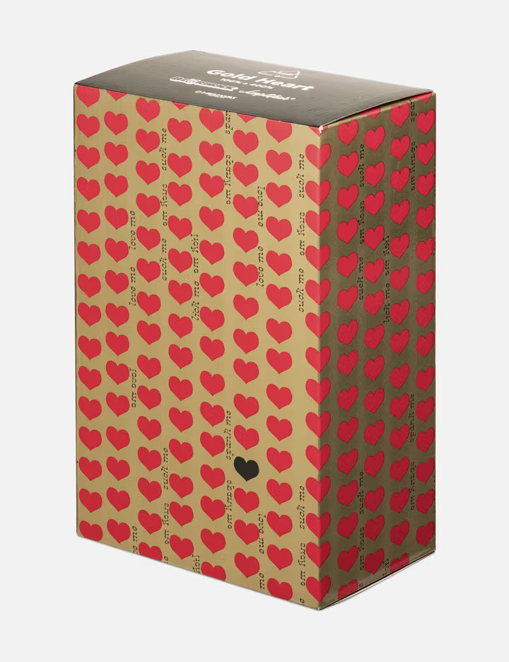 BE@RBRICK Gold Heart 100% + 400%