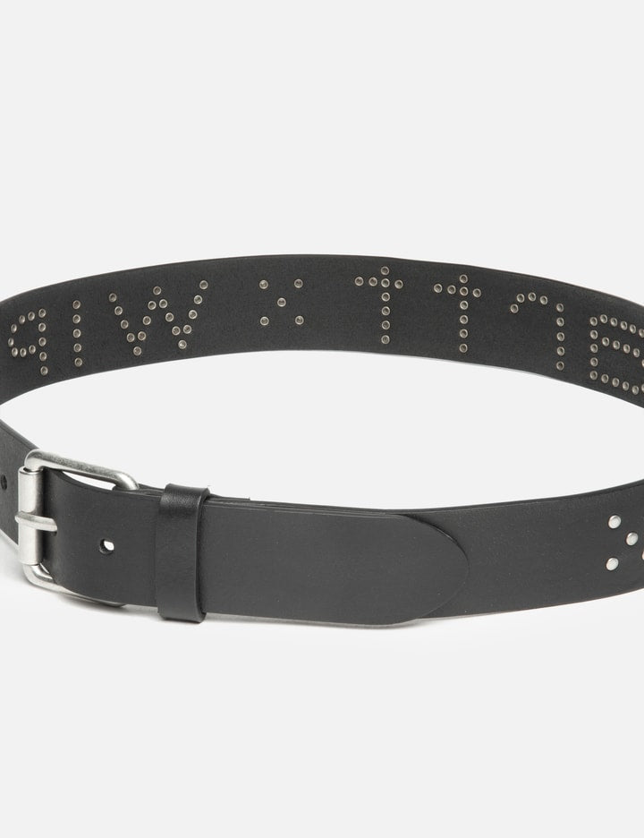 Script Studs Belt