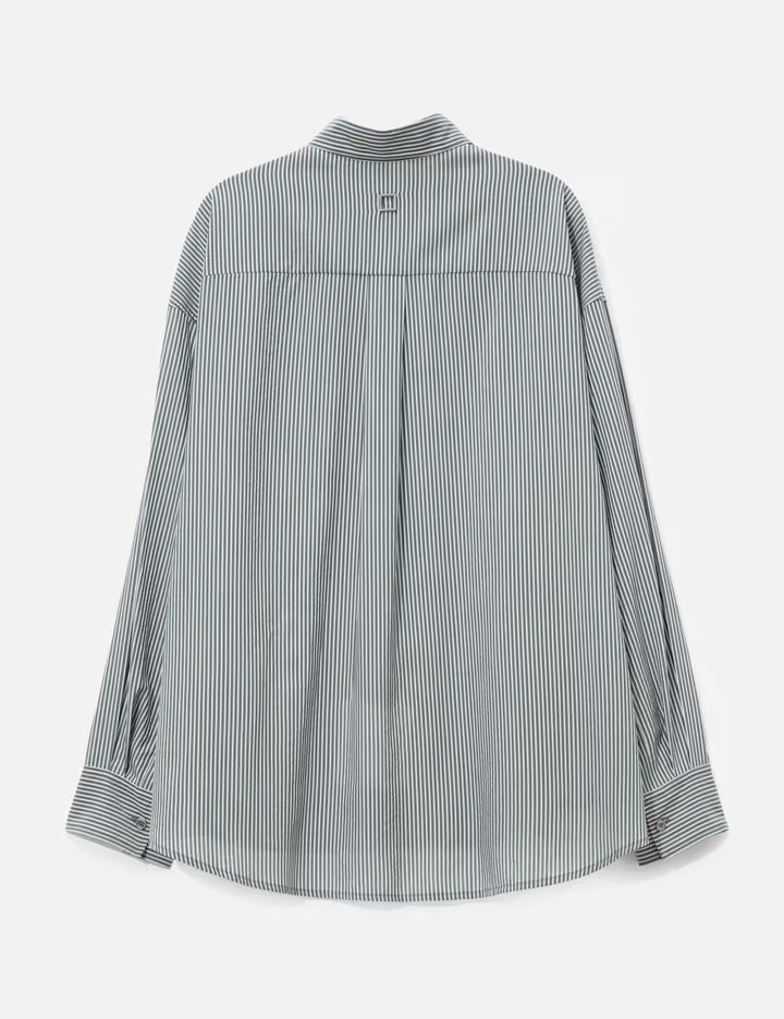 Black Stripe Over Size Shirt