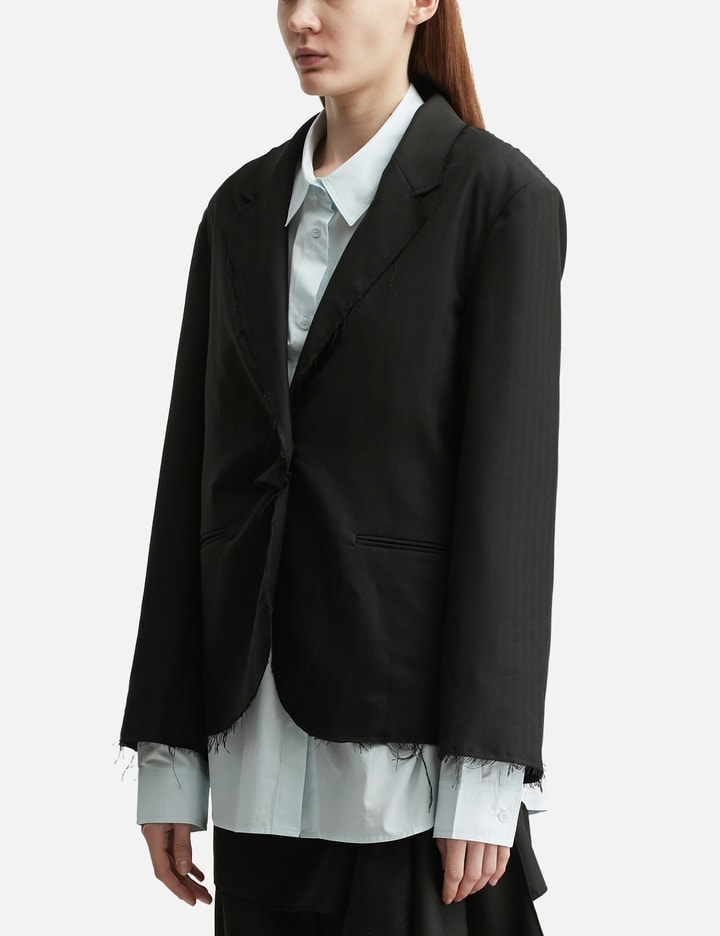 DEINET Rough Cut Detail Blazer