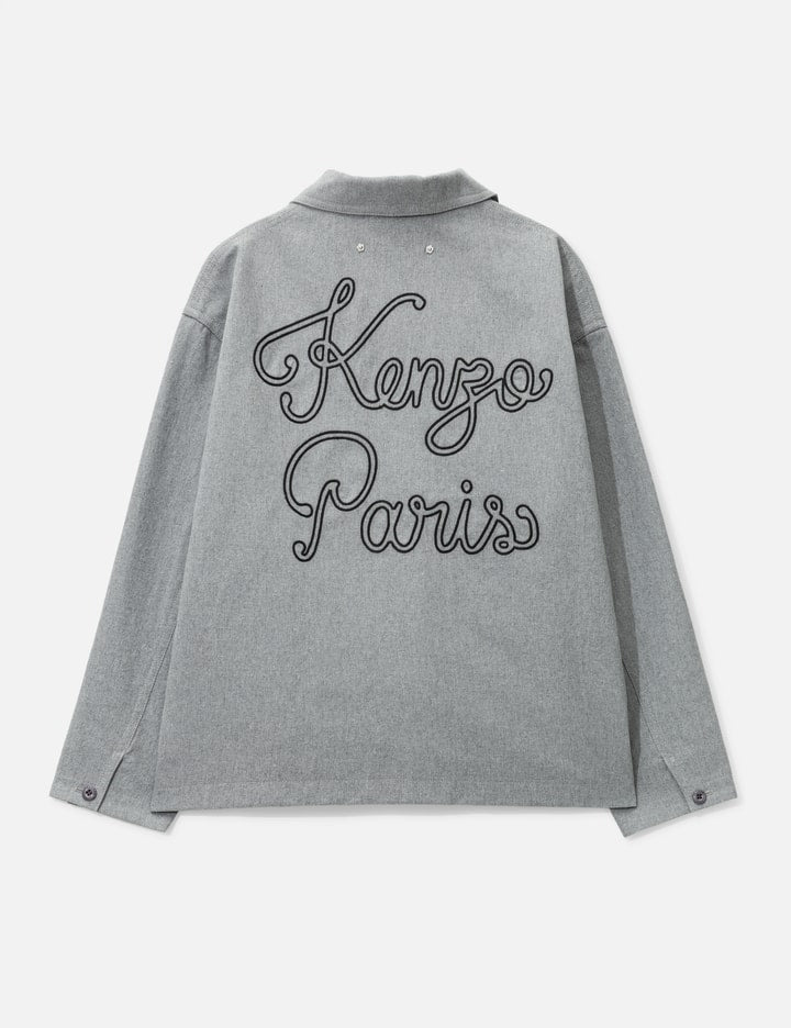 'Kenzo Paris Chainstitch' Embroidered Workwear Jacket