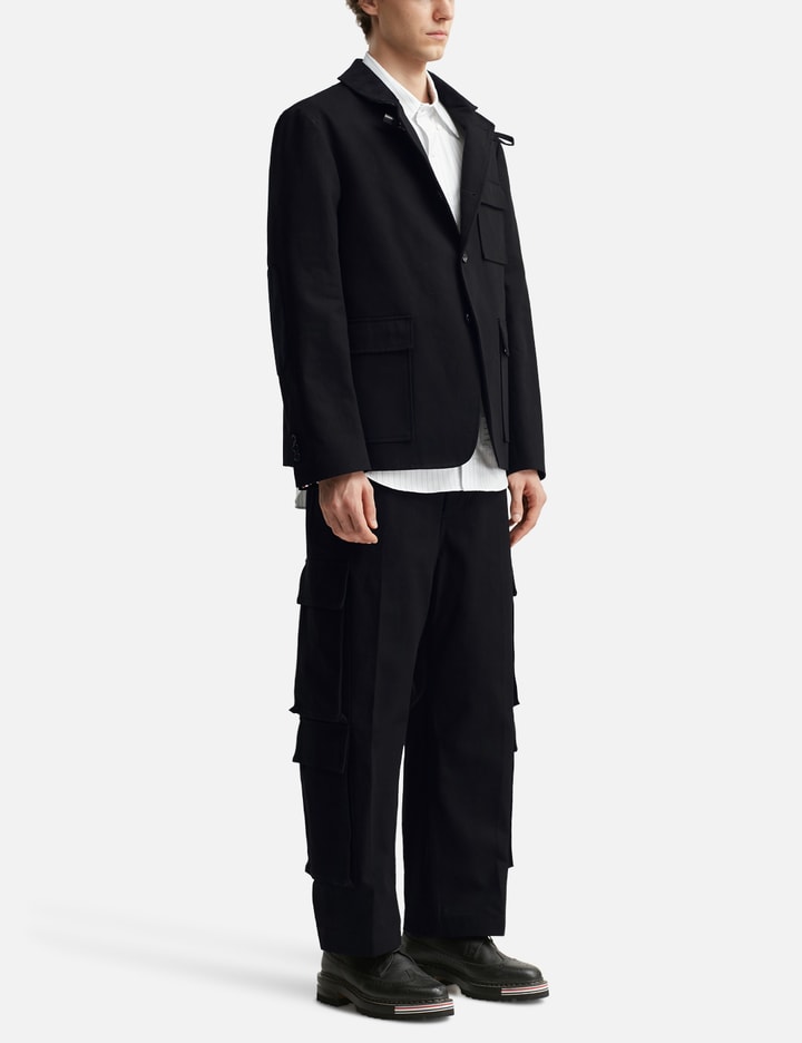 Cotton Canvas Fisherman Shawl Sportcoat