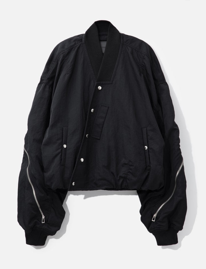 BIAS CUT CROP MA-1 JACKET