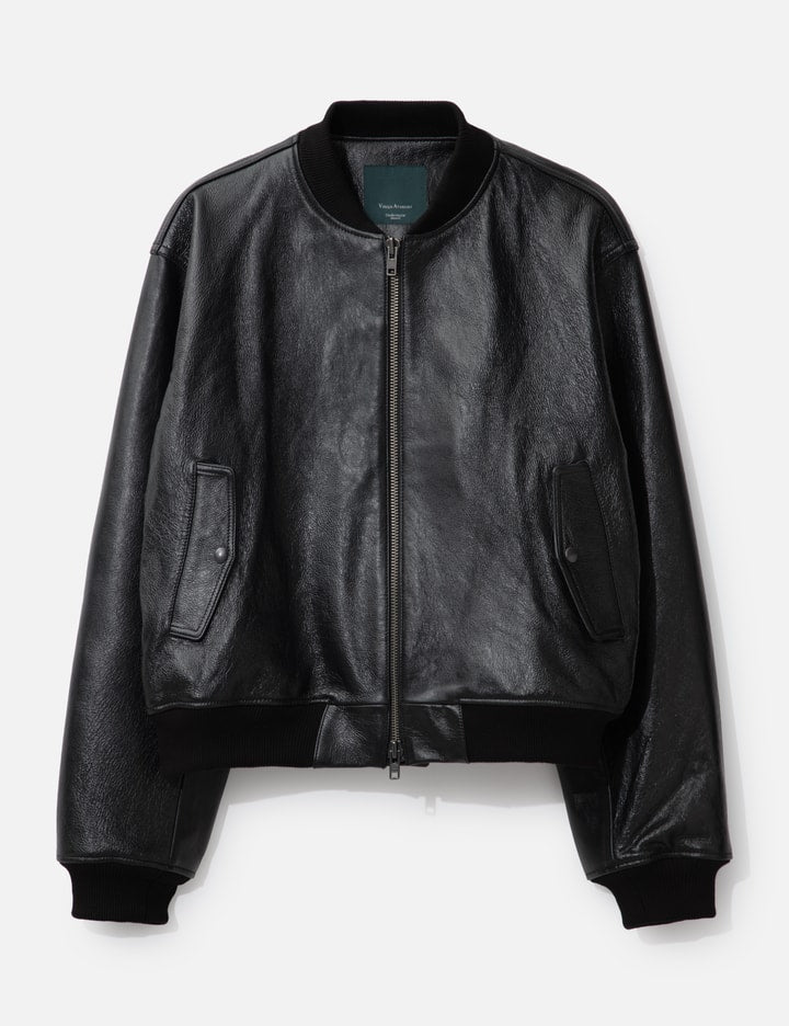 Hommage Embraced 'The Fireworks' Lamb Leather Blouson