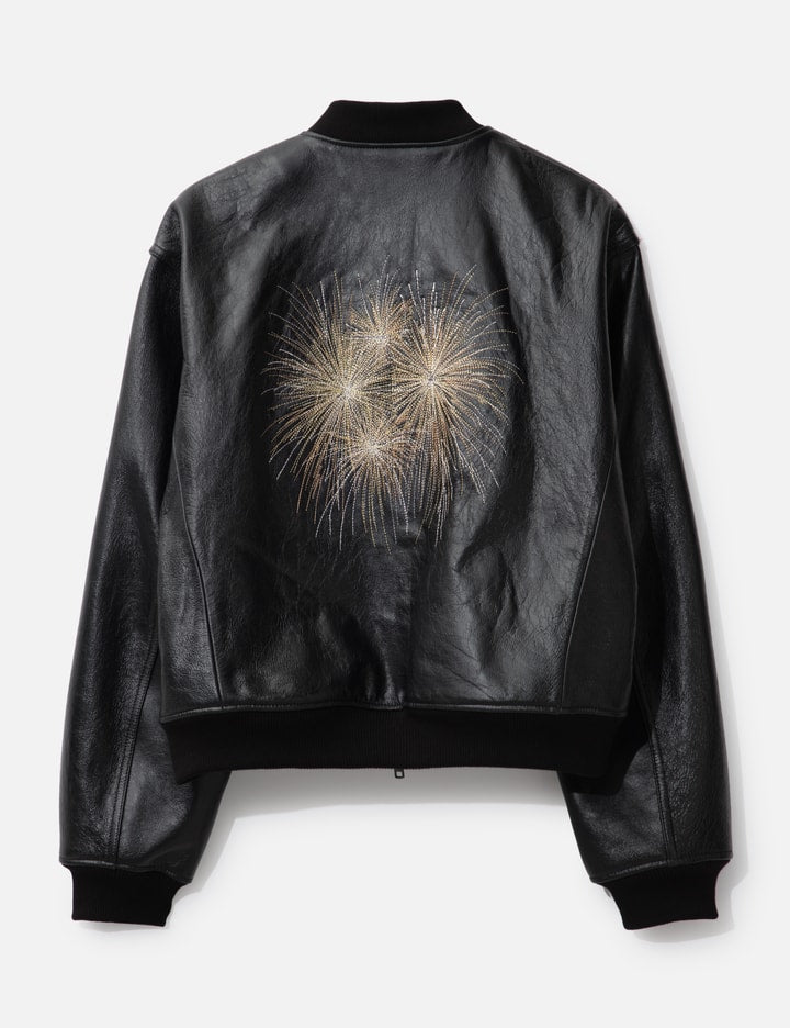 Hommage Embraced 'The Fireworks' Lamb Leather Blouson