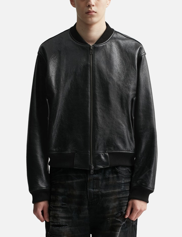 Hommage Embraced 'The Fireworks' Lamb Leather Blouson