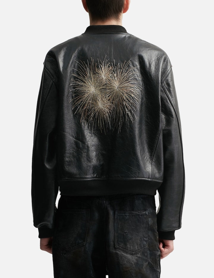 Hommage Embraced 'The Fireworks' Lamb Leather Blouson