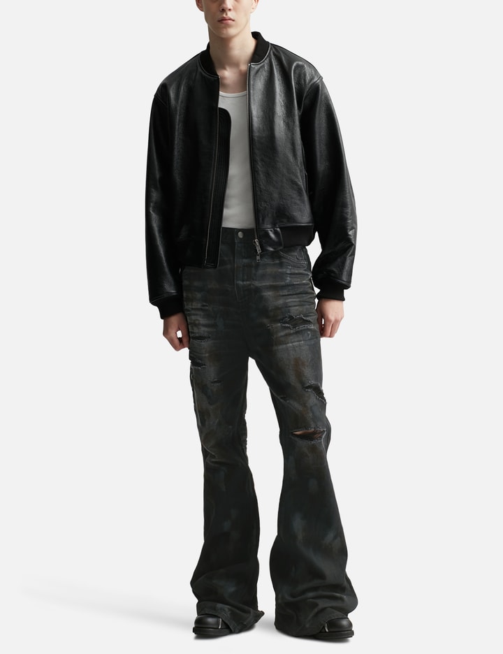 Hommage Embraced 'The Fireworks' Lamb Leather Blouson