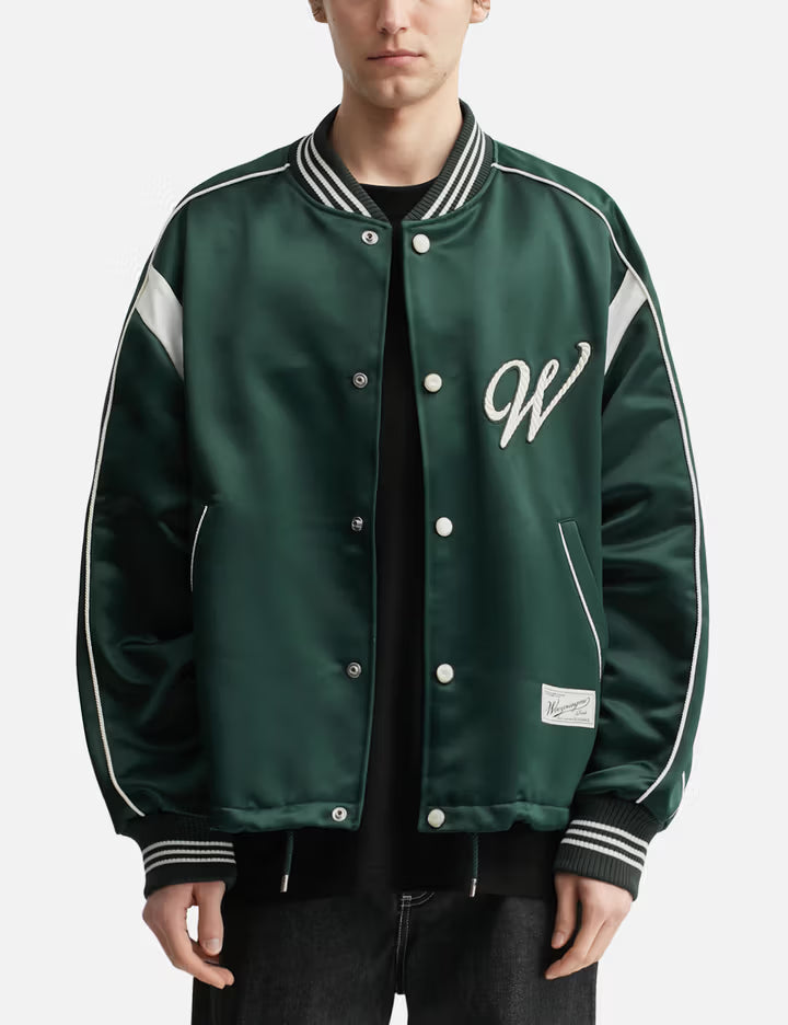 Script Logo Baseball Jacket