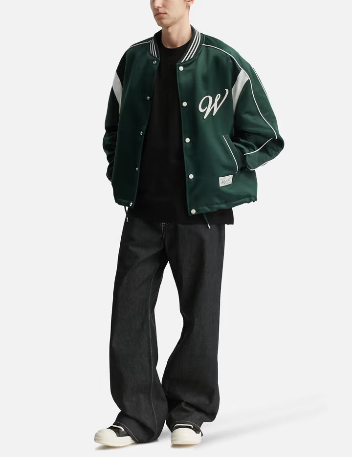 Script Logo Baseball Jacket